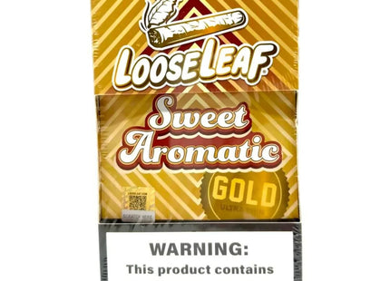 LOOSELEAF 2PK WRAPS SWEET AROMATIC GOLD PRE-PRICED 1.99$ 20PACKS