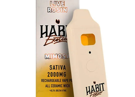 HABIT EXOTIC LIVE ROSIN 2G THC-A DISPOSABLE 10PACK