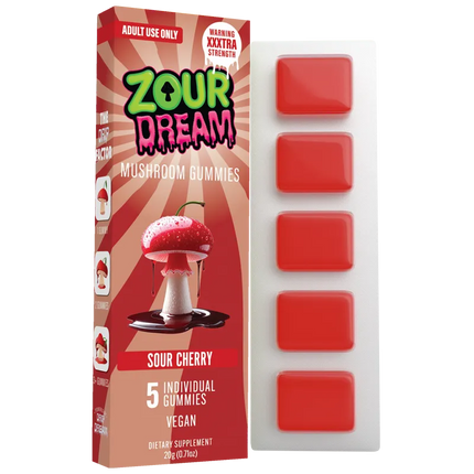 ZD GUMMIES SOUR CHERRY 10CT