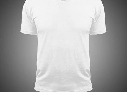 T SHIRT WHITE V NECK 6 PACK