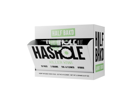 HALF BAK'D THC-A 2G HASH HOLES 10 PACK