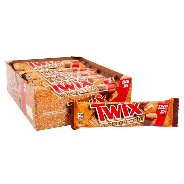 TWIX SNICKERDOODLE REGULAR SIZE BAR 20COUNT
