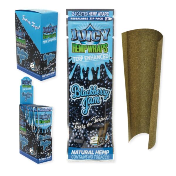 JUICY WRAPS-BLKBERYJM-25CT-2PK