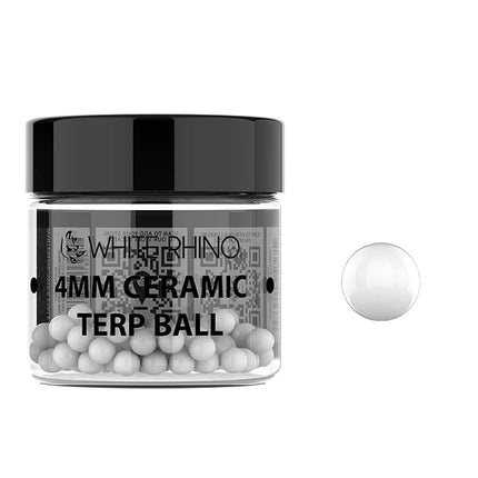 WHITE RHINO 4MM CLEAR TERP BALL-  100CT