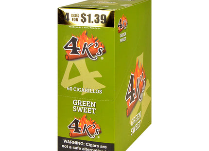 4K'S CIGAR PRE-PRICED 15PACKS