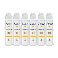 DOVE DEO INVISIBLE DRY SCENT 6PK