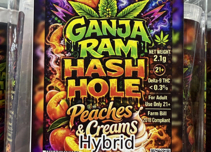 GANJA RAM 2.1G HASH HOLE PRE-ROLL 25 COUNT