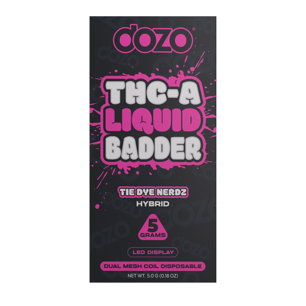 DOZO 5G DISP TIE DYE NERDZ 5PK