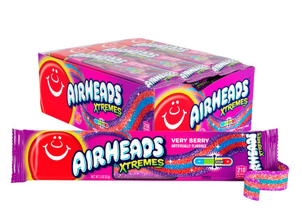 AIR HEADS XTREMES 3oZ CANDY VERY BERRY 12PACK