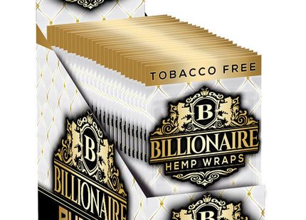 BILLIONAIRE 2PK HEMP WRAPS  25COUNT