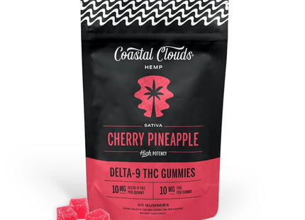 COASTAL CLOUDS D9 10MG 20PK GUMMIES 5PACK