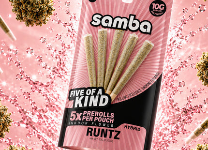 SAMBA FIVE OF A KIND 2G 2PK PRE-ROLLS 10PACKS