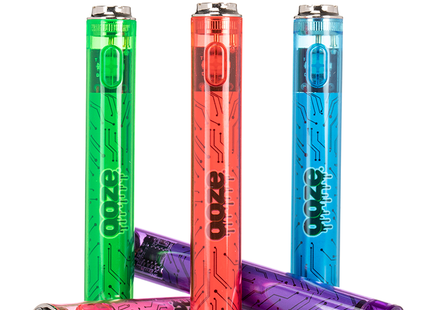 OOZE SLIM CLEAR SERIES 400MAH ULTRA PURPLE 1COUNT