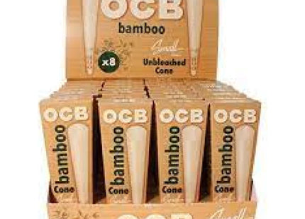 OCB BAMBOO CONE SML SZ 8 PACK