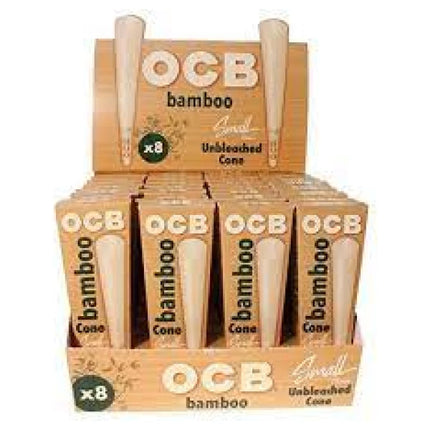 OCB BAMBOO CONE SML SZ 8 PACK
