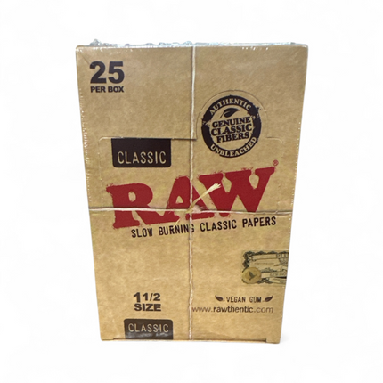 RAW CLASSIC 1 1/2 BOX/25