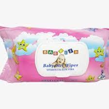 BABYISH BABY WIPES PINK - 80CT