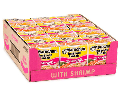 MARUCHAN 2.25oZ INSTANT LUNCH WITH SHRIMP 12COUNT