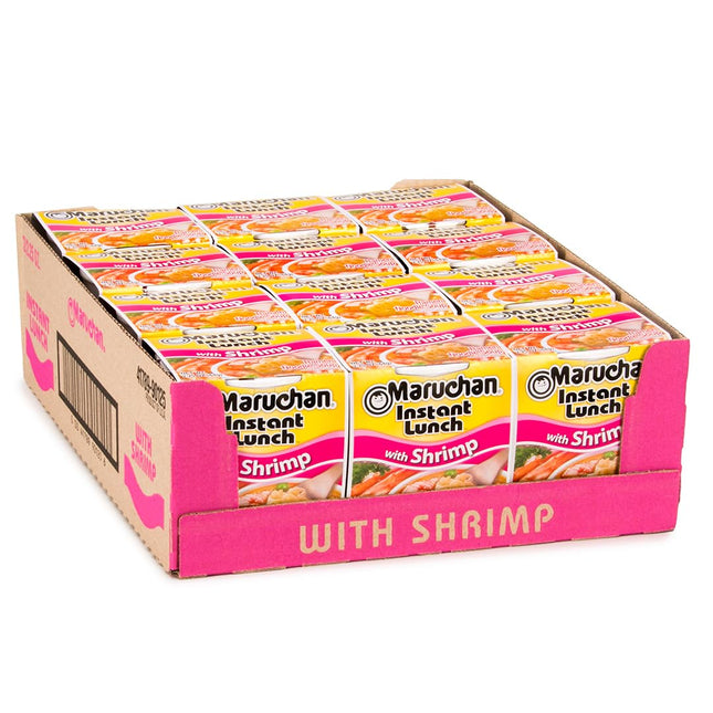 MARUCHAN 2.25oZ INSTANT LUNCH WITH SHRIMP 12COUNT