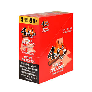 4K'S CIGAR PRE-PRICED 15PACKS