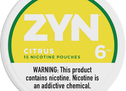 ZYN NICOTINE POUCHES 6MG -  5ROLLS