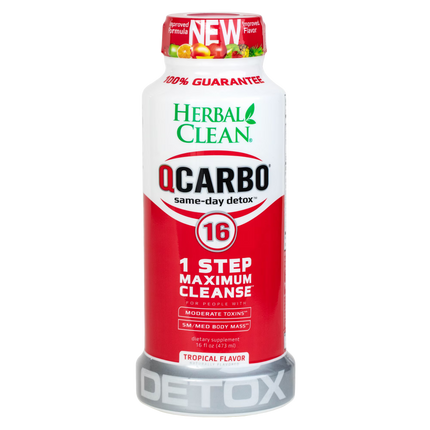 Q CARBO TROPICAL FLAVOR 16oZ