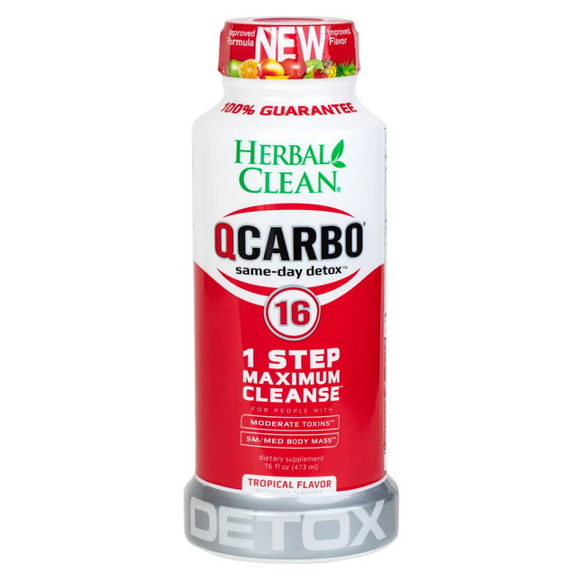 Q CARBO TROPICAL FLAVOR 16oZ