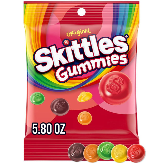 SKITTLES 5.8oZ SOUR GUMMIES ORIGINAL 1COUNT