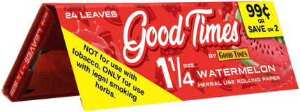 GT ROLING PAPER 11/4 WATRMELON