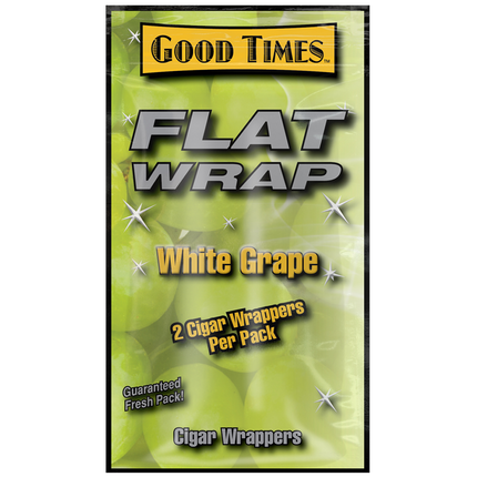 GT-FLAT WRAP WHITE GRAPE- 25CT