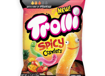 TROLLI 4.25oZ GUMMI CANDY SPICY CRAWLERS 1COUNT