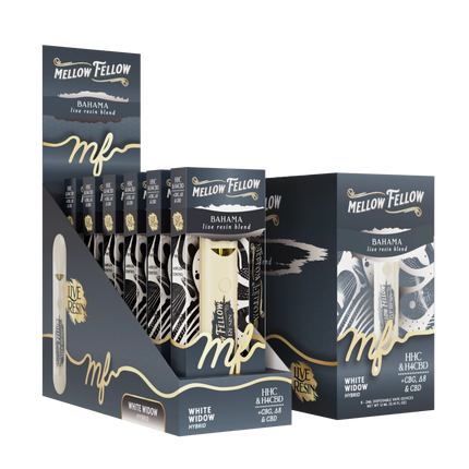 MELLOW FELLOW LIVE RESIN 2ML DISPOSABLE WHITE WIDOW 6PACK