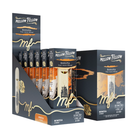MELLOW FELLOW LIVE RESIN 2ML DISPOSABLE MIMOSA 6PACK