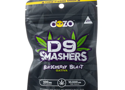 DOZO D9 SMASHERS GUMMIES 10000MG POUCH 5 PACK