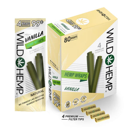 WILD HEMP 4/.99 VANILLA WRAPS 20PACKS