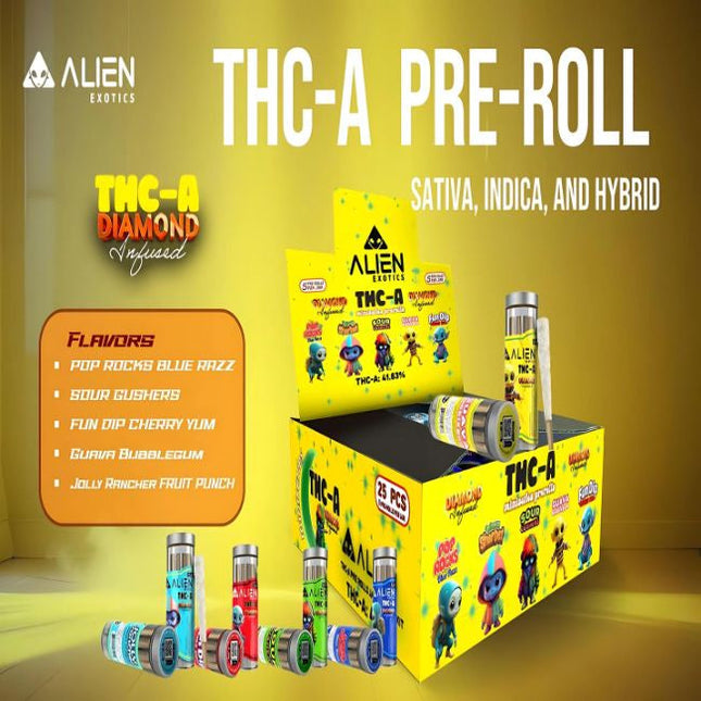 ALIEN EXOTICS PRE ROLLS YELLOW