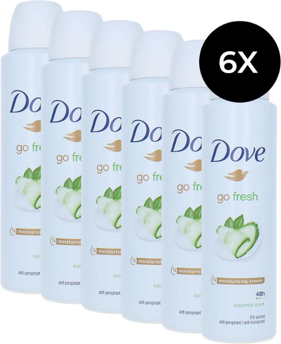 DOVE DEO CUCUMBER SCENT 6PK
