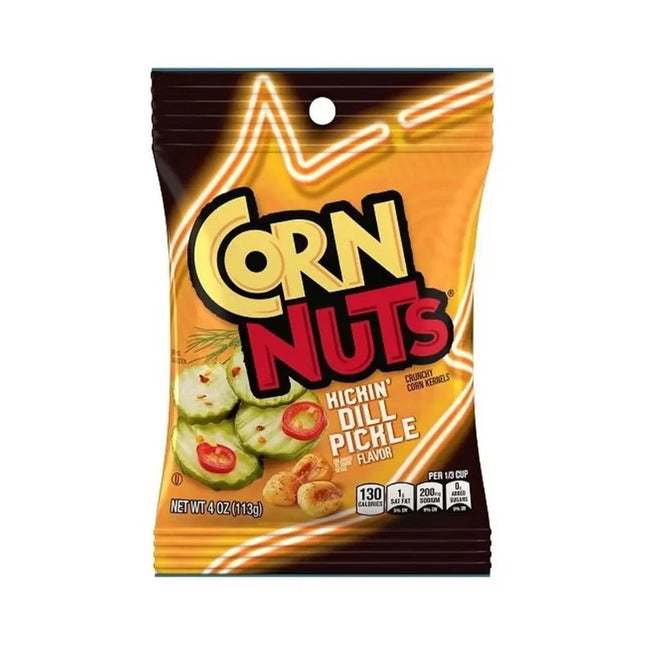 CORN NUTS 4oZ SNACK KICKIN' DILL PICKLE FLAVOR 1PACK