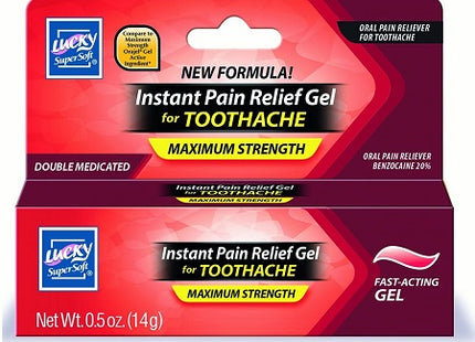 LUCKY ORAL GEL PAIN RELIEF 6PK