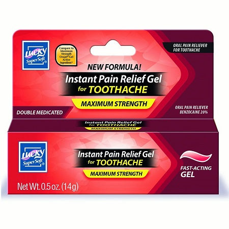 LUCKY ORAL GEL PAIN RELIEF 6PK