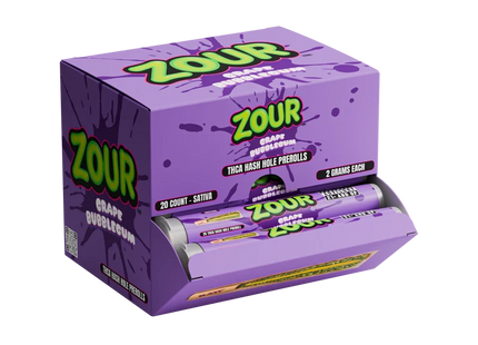 ZOUR THC-A 2G HASH HOLE PRE-ROLL 20COUNT