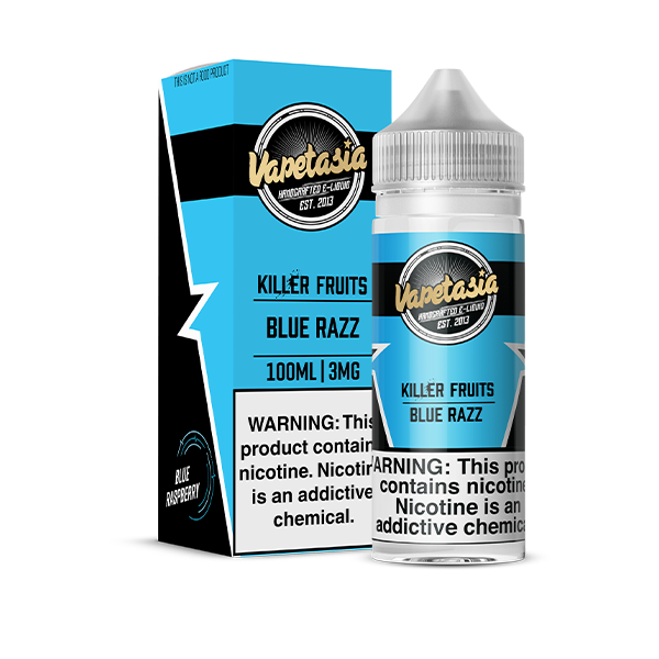 VAPETASIA-100ML/3G- BLUE RAZZ