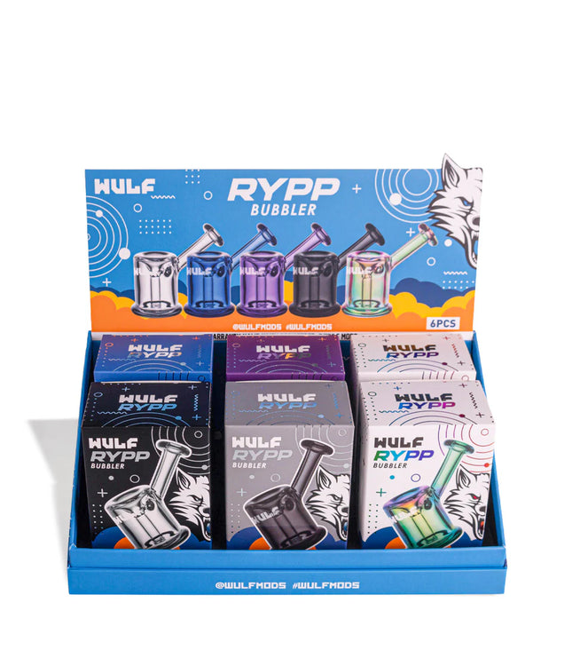 WULF GLASS RYPP BUBBLER 6PK