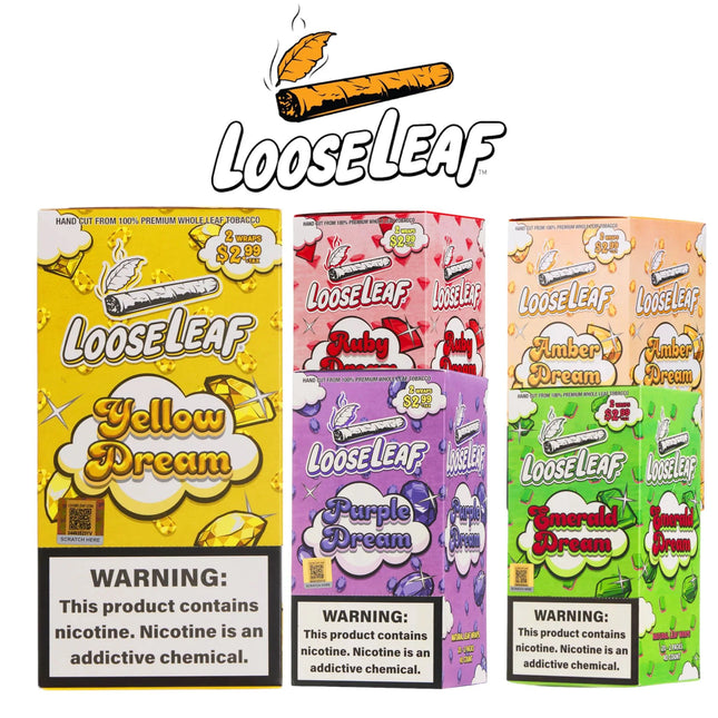 LOOSELEAF 2PK WRAPS BANANA DREAM NON-PRICED 20PACKS