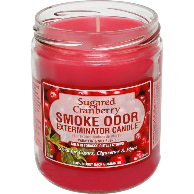 SMOKE CANDLE|SHRD CRANBRY13 OZ