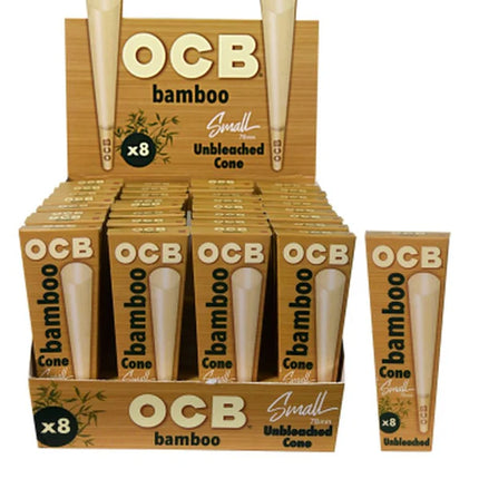 OCB BAMBOO CONE SML SZ 8 PACK