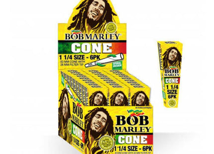 BOB MARLEY 1 1/4 CONES - 6PK