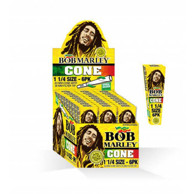 BOB MARLEY 1 1/4 CONES - 6PK