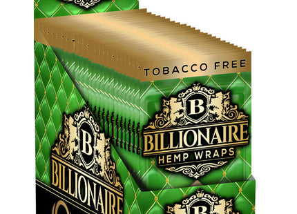 BILLIONAIRE 2PK HEMP WRAPS  25COUNT