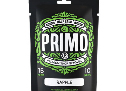HALF BAK'D PRIMO THCP GUMMIES 15CT/5PK